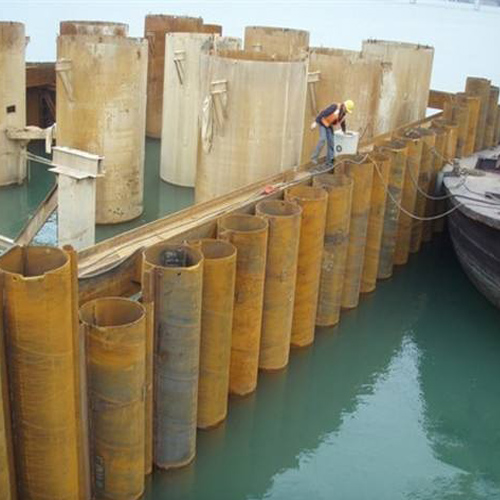 巢湖钢护筒现场安装